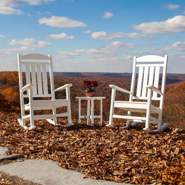 POLYWOOD Presidential 3-Piece Rocker Set - White